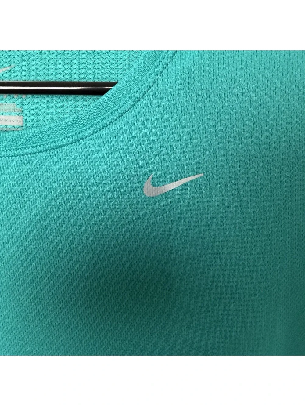 Nike Dri-FIT Running T-Shirt Teal Turquoise Performance Athletic Size M